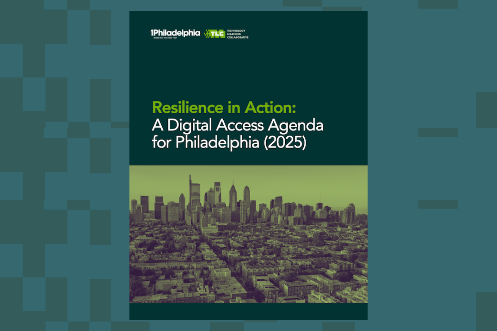 The cover page for the Resilience in Action report.